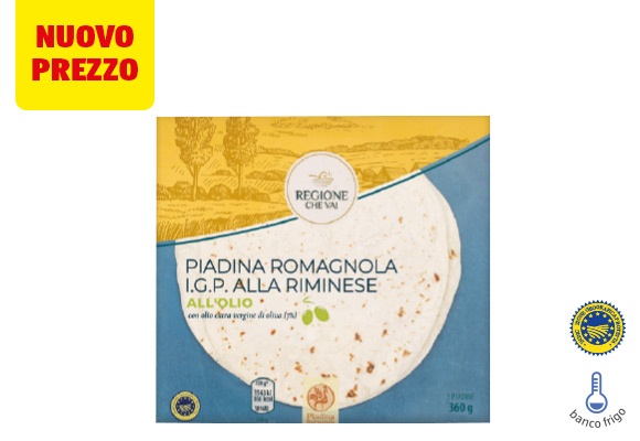 REGIONE CHE VAI Piadina romagnola IGP  alla riminese