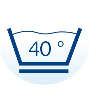 40 Grad Schonwaschgang Badge