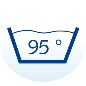 95 Grad waschbar Badge