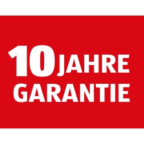 10 Jahre Garantie Badge