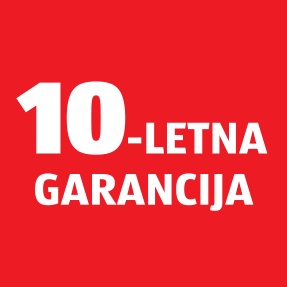 Piktogram za 10-letno garancijo.