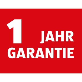 1 Jahr Garantie Badge
