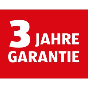 3 Jahre Garantie Badge