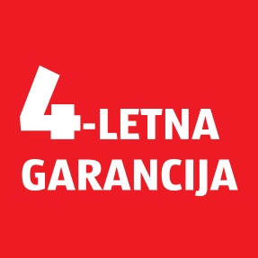 Piktogram za 4-letno garancijo.