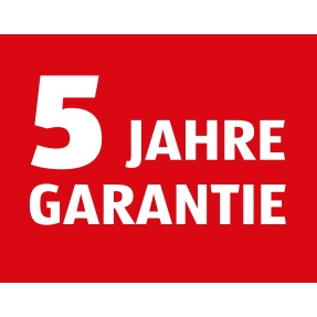 5 Jahre Garantie Badge