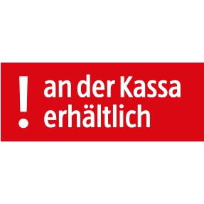 Hinweis nur an der Kassa erhältlich