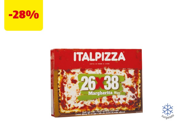 ITALPIZZA Pizza margherita 26x38