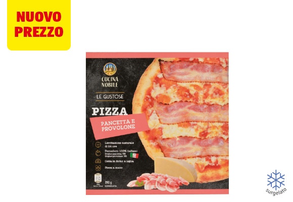 CUCINA NOBILE Pizza pancetta e provolone
