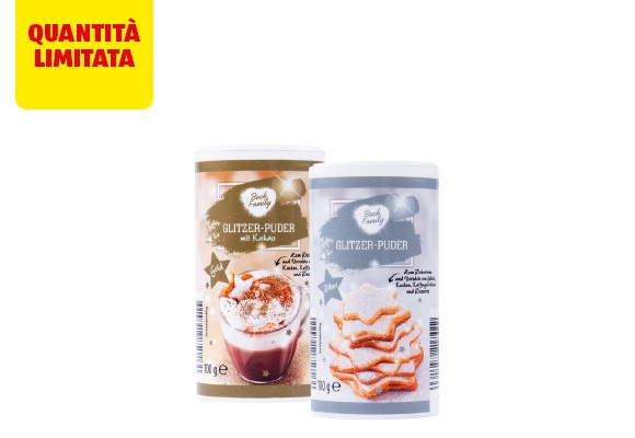 BACK FAMILY Polvere glitterata