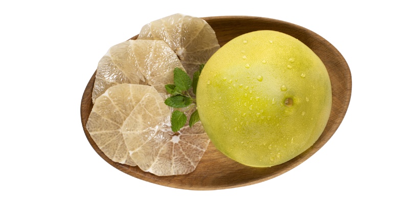 Pomelo na leseni podlogi