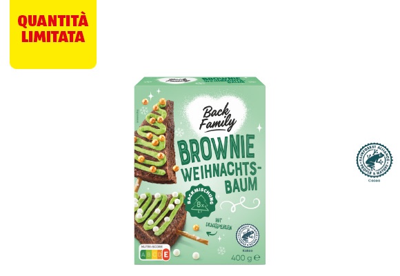 BACK FAMILY Preparato per albero di Natale brownie