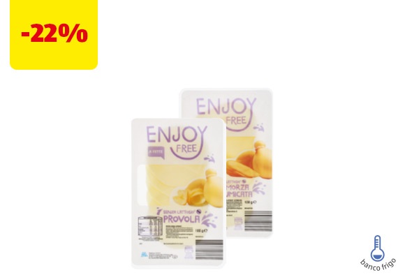 ENJOY FREE! Provola/scamorza senza lattosio a fette