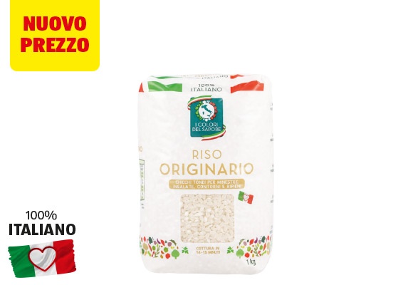 I COLORI DEL SAPORE Riso originario