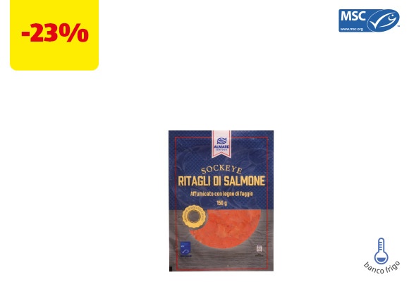 ALMARE SEAFOOD Ritagli di salmone rosso