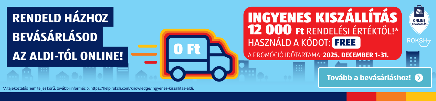 Rendeld házhoz bevásárlásod az ALDI-tól online!