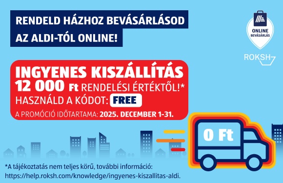 ALDI Roksh online bevásárlás