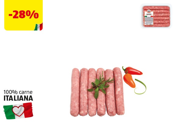 IL PODERE Salsicce di tacchino con pollo e suino