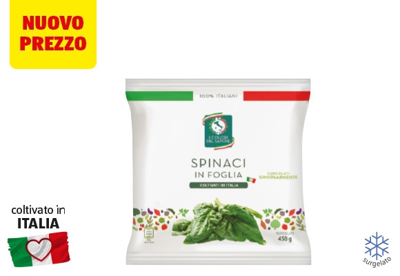 I COLORI DEL SAPORE Spinaci in foglia