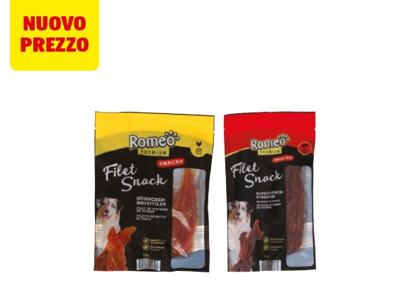ROMEO PREMIUM Snack di filetto per cani
