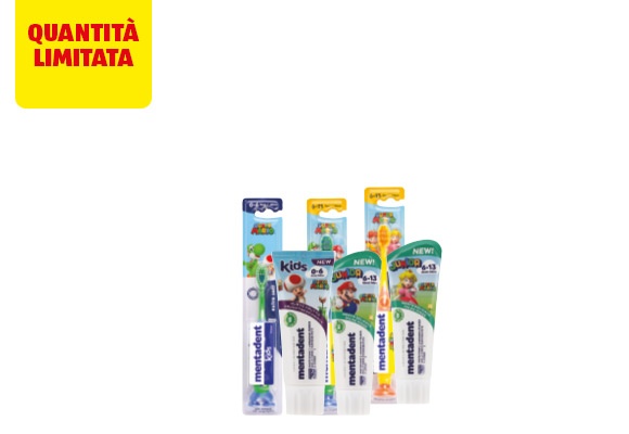 MENTADENT Spazzolino/dentifricio kids/junior