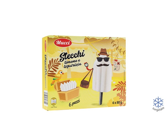 MUCCI Stecchi limone e liquirizia
