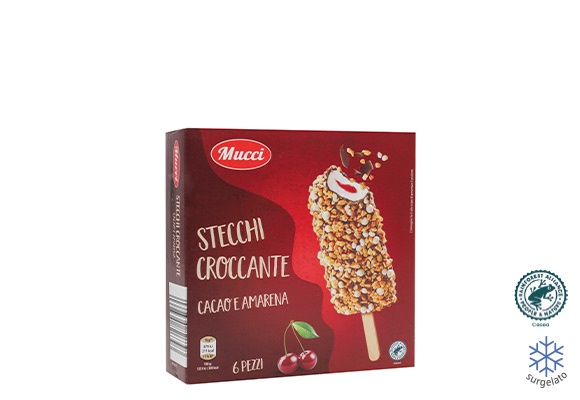 MUCCI Stecco croccante amarena e cacao