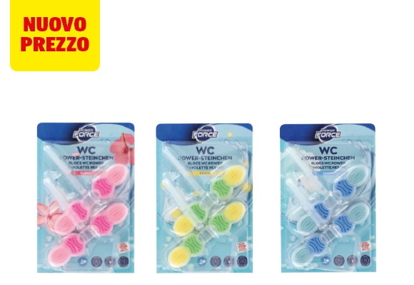 POWER FORCE Tavolette per WC profumate