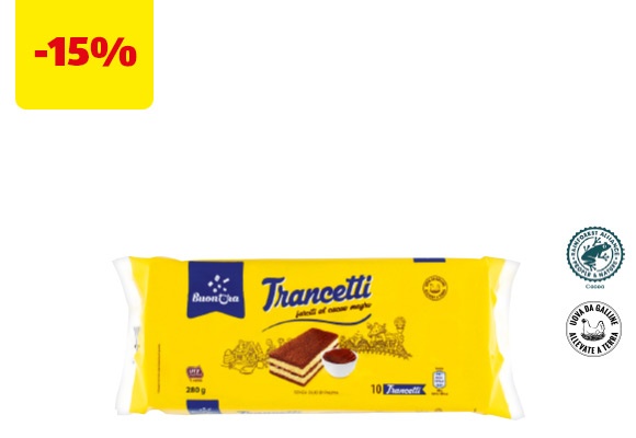 BUON΄ORA Trancetto al cacao magro