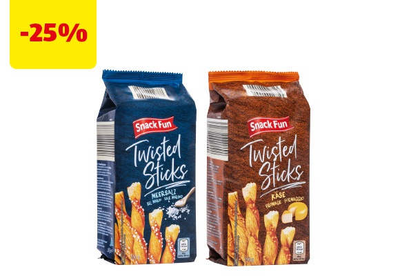 SNACK FUN Twisted sticks