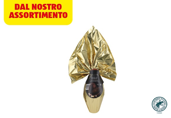 GOURMET Uovo al cioccolato fondente con nocciole