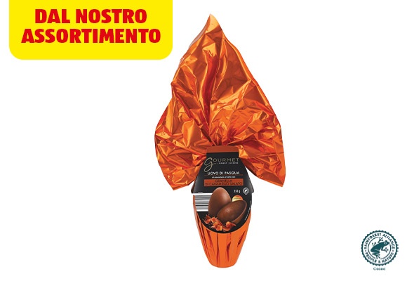 GOURMET Uovo al cioccolato al latte e caramello salato