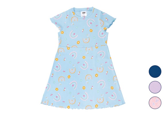 LILY & DAN Vestito in jersey per bambini, confezione da 2