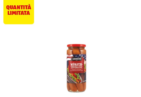 AMERICAN Würstel per hot dog