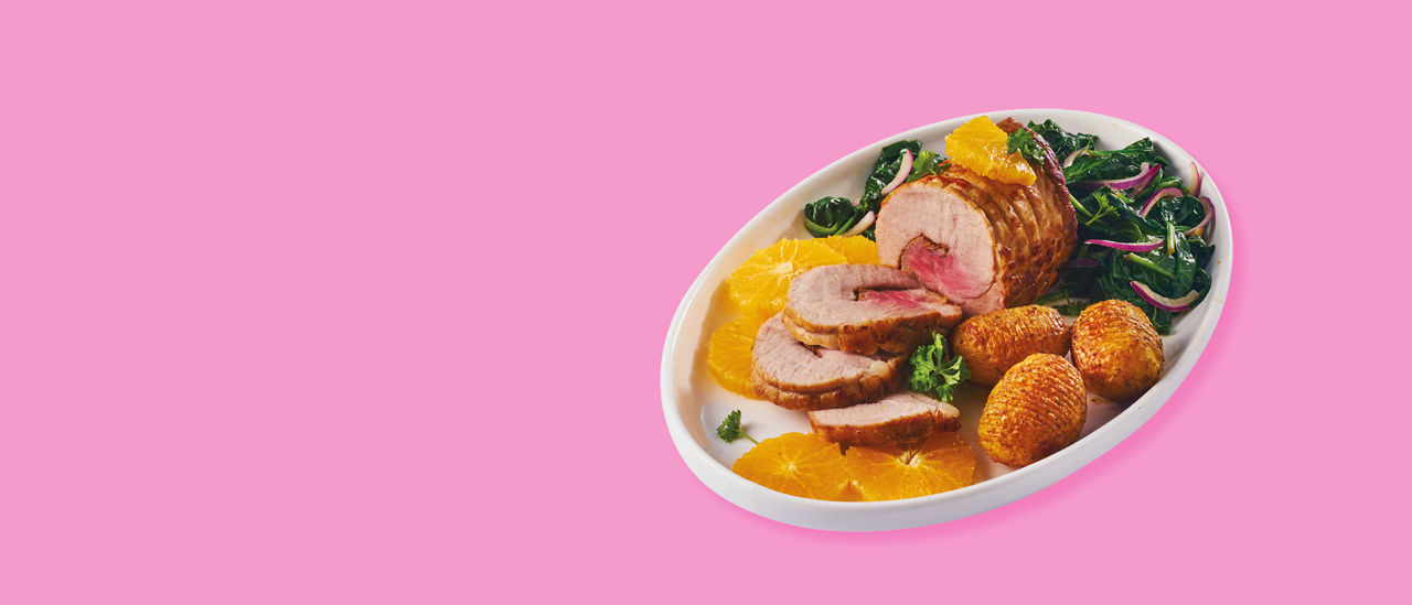 Rollade met sinaasappelsaus van ALDI