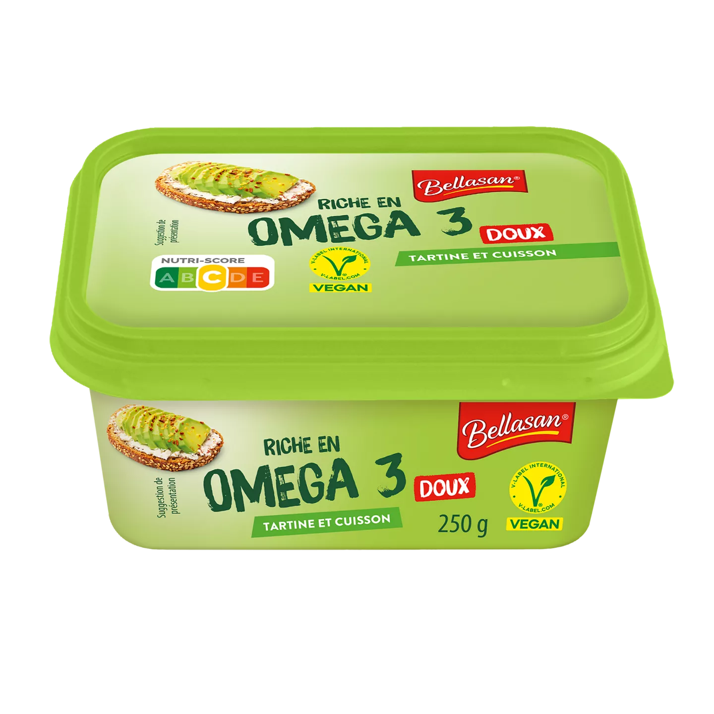 BELLASAN® Matière grasse pour tartine et cuisson riche en oméga 3
