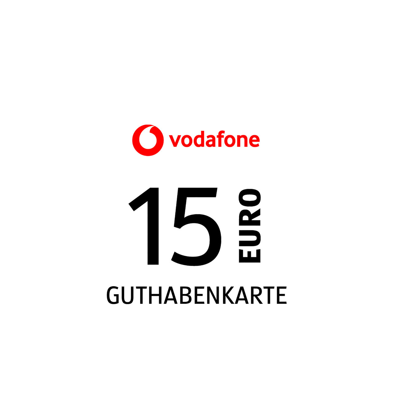 Vodafone 15 € Guthabenkarte
