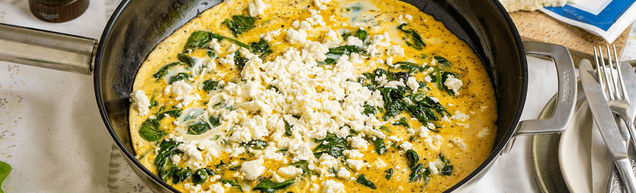 omelet spinazie