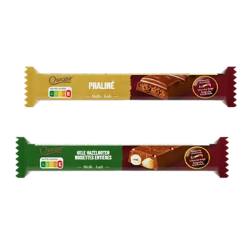 Riegel mit Pralinéfüllung