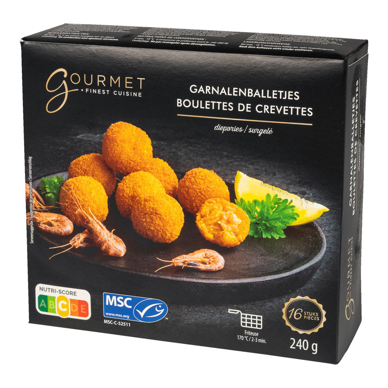 GOURMET FINEST CUISINE Garnaalballetjes (240 g)