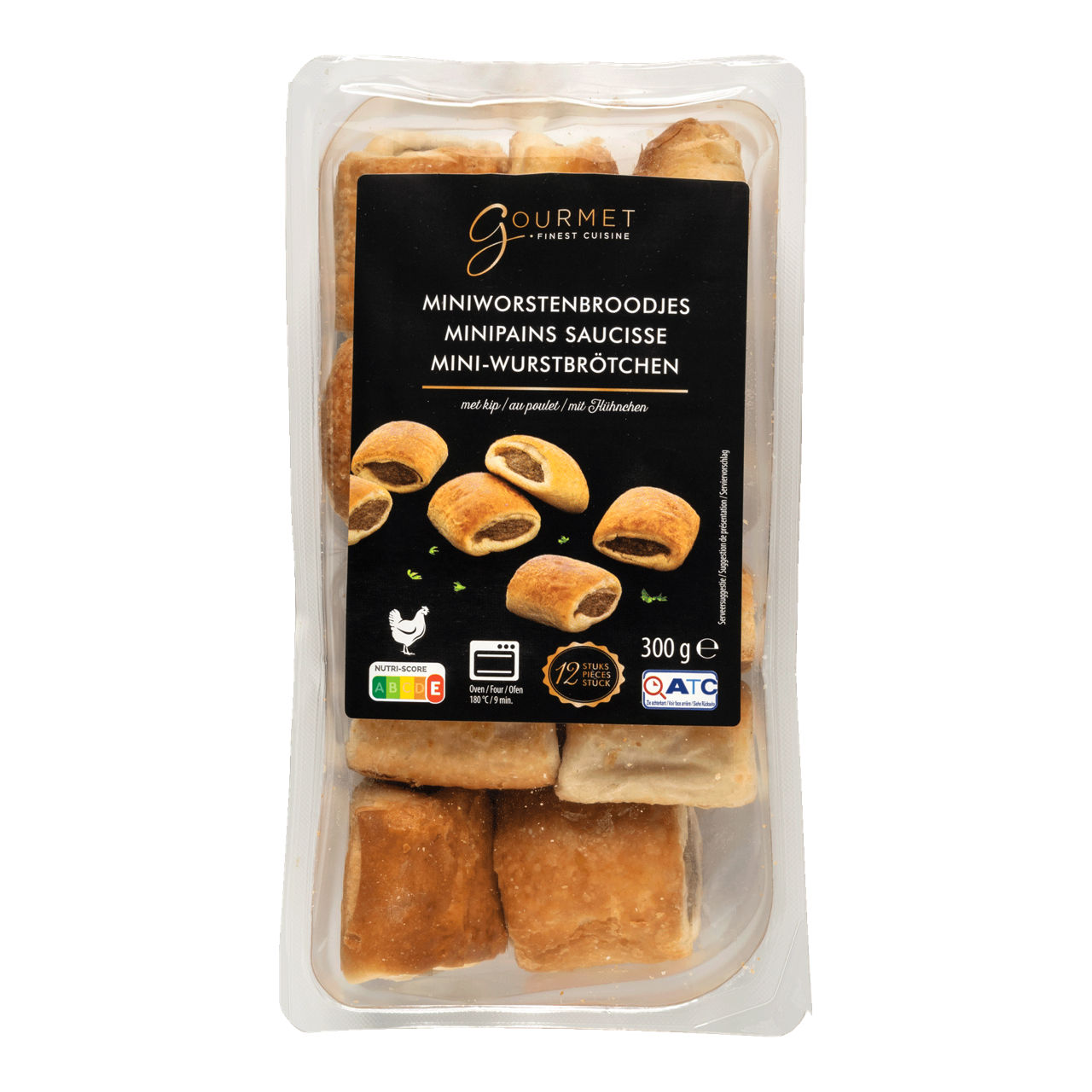 DAYLICIOUS® Miniworstenbroodjes, 12 st.