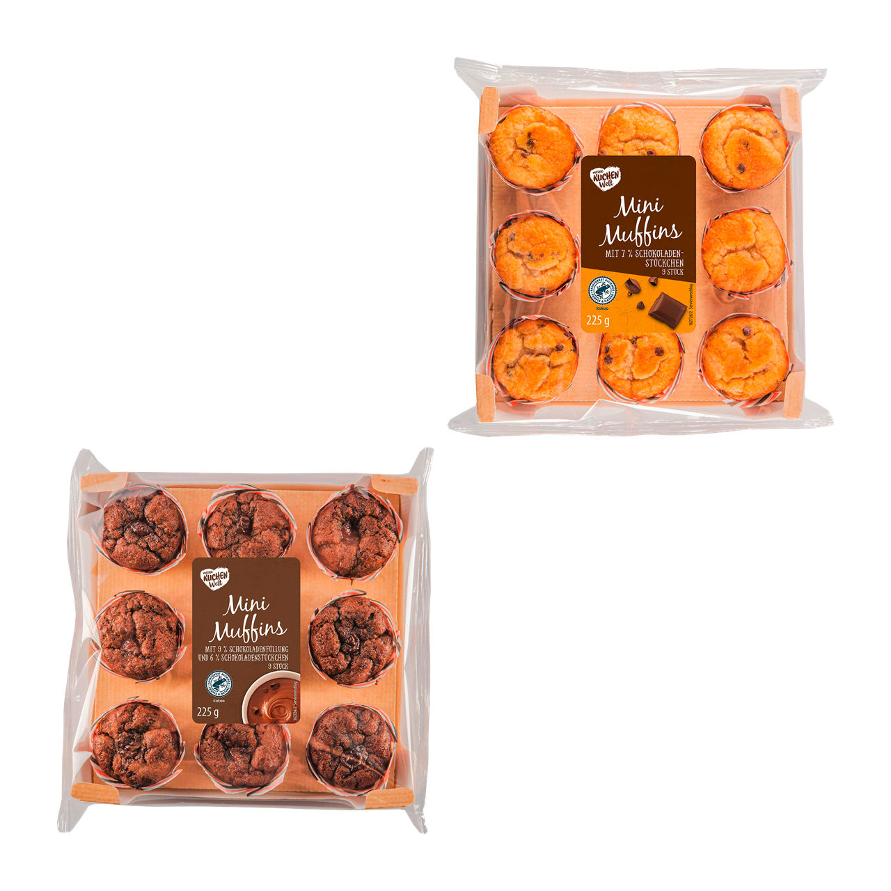 Gefüllte Mini-Muffins