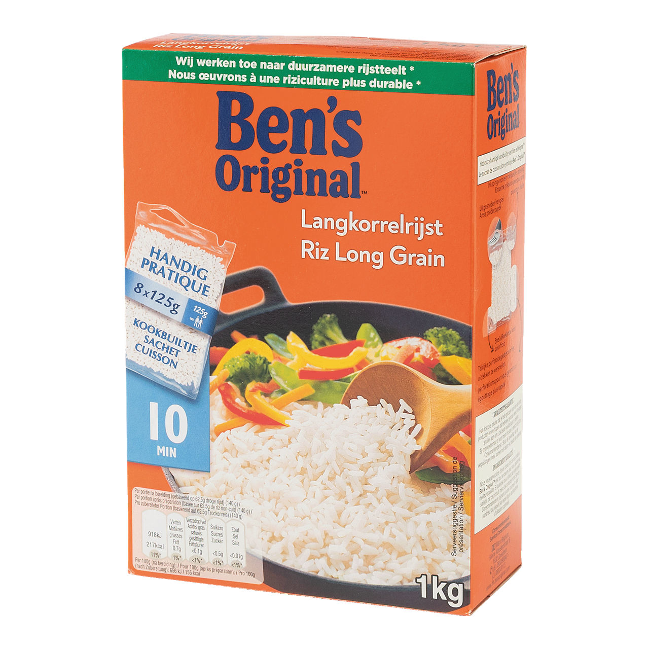 Ben's Original Langkorrelrijst, 8 st. (8 x 125 g)