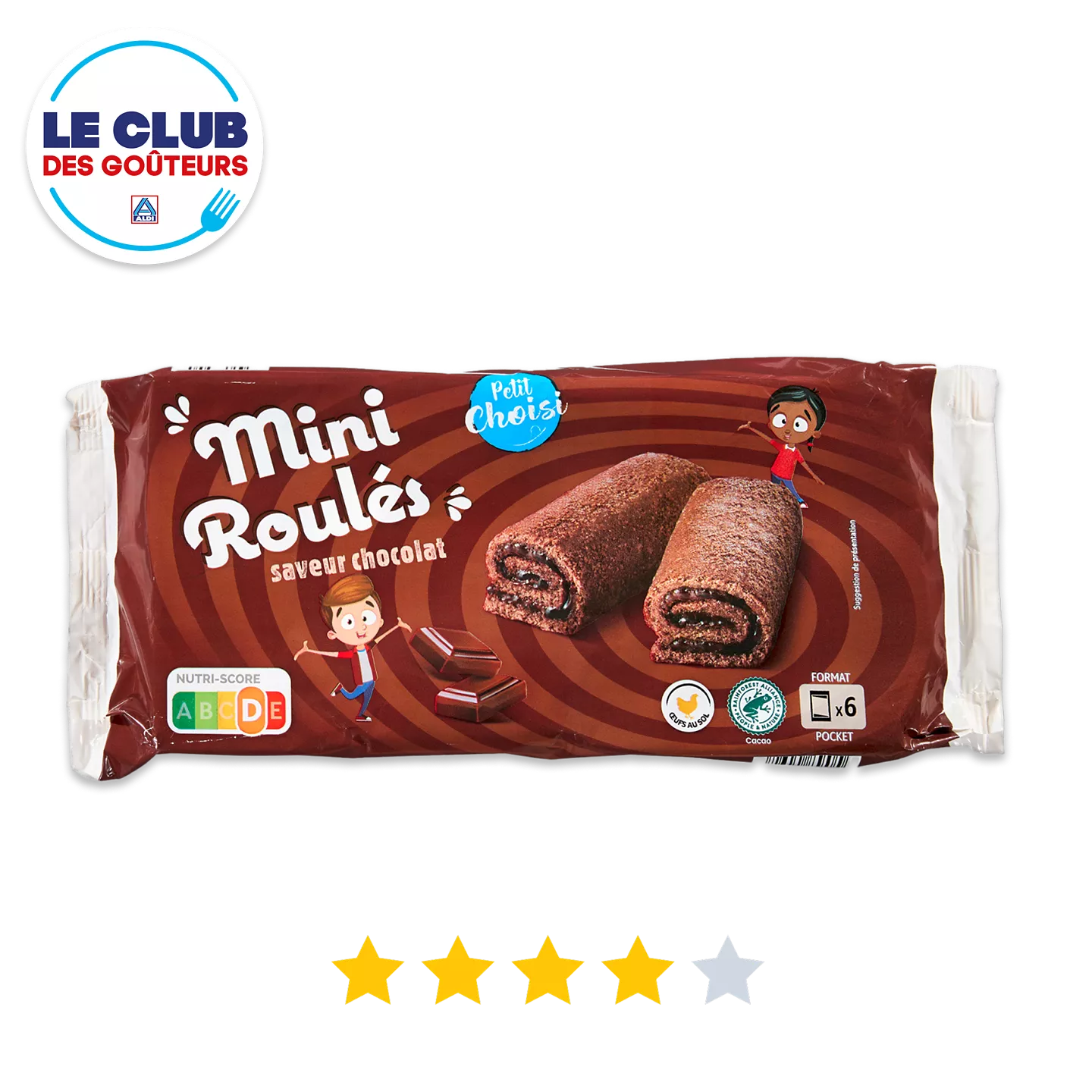 PETIT CHOISI® GENOISES ROULÉES FOURRÉS