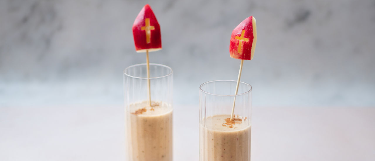 Sinterklaas-smoothie met appel, peer & kaneel bij ALDI