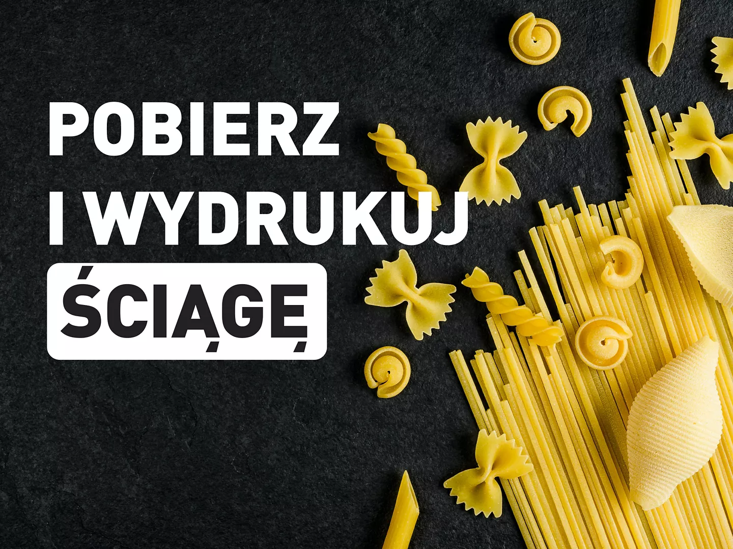 Pobierz ściągę z informacjami o  gotowaniu makaronu