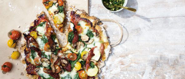 Homemade pizza van ALDI