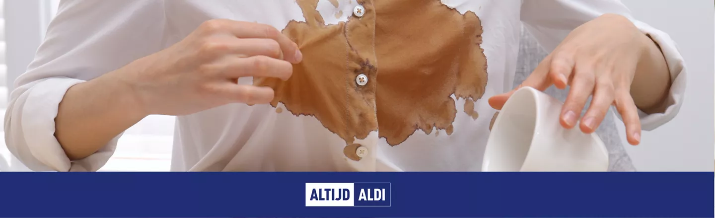 koffievlek verwijderen