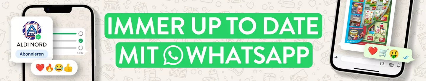 Unser Prospekt auf WhatsApp.