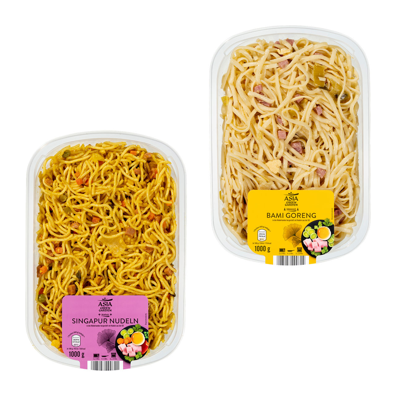Asiatisches Nudelgericht
