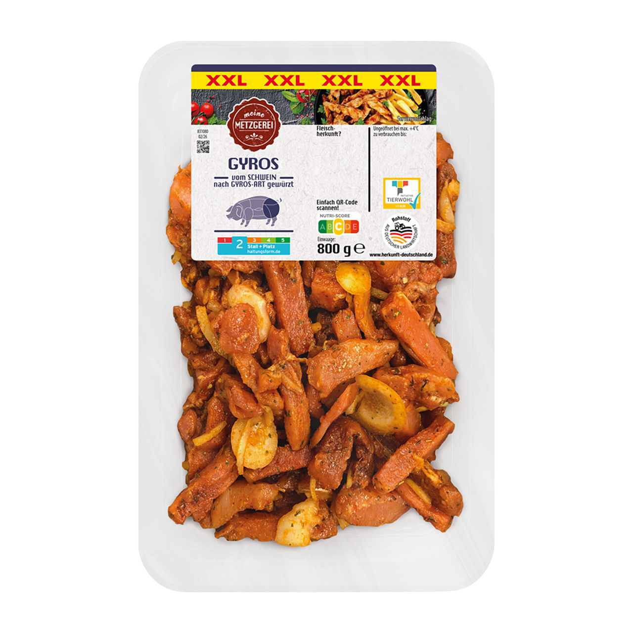  Gyros-Geschnetzeltes XXL